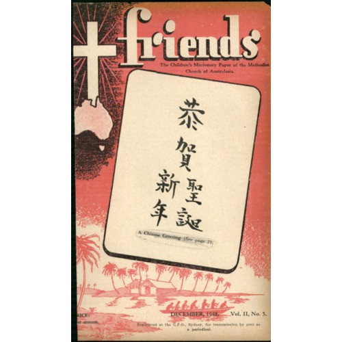 Friends the children's missionary paper of the Methodist Church of Australasia Vol. 2, No. 5