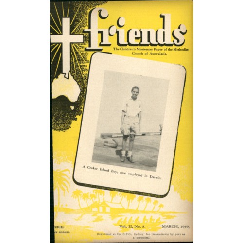 Friends the children's missionary paper of the Methodist Church of Australasia Vol. 2, No. 8