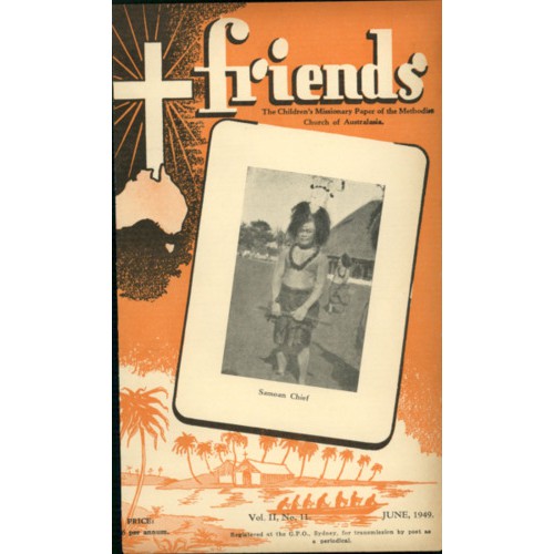 Friends the children's missionary paper of the Methodist Church of Australasia Vol. 2, No. 11