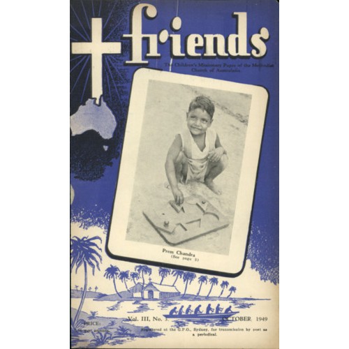 Friends the children's missionary paper of the Methodist Church of Australasia Vol. 3, No. 3
