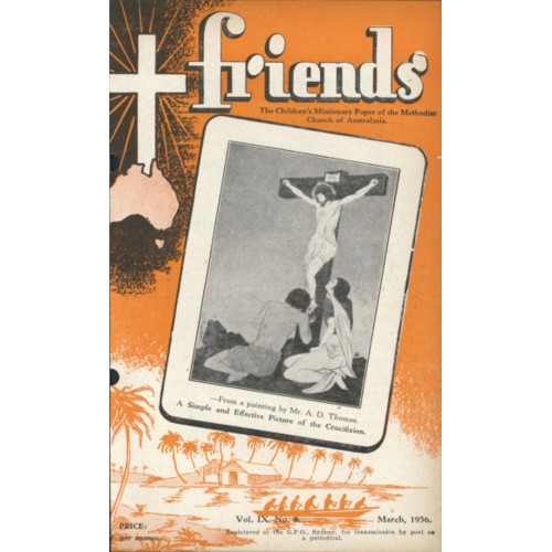Friends the children's missionary paper of the Methodist Church of Australasia Vol. 9, No. 8
