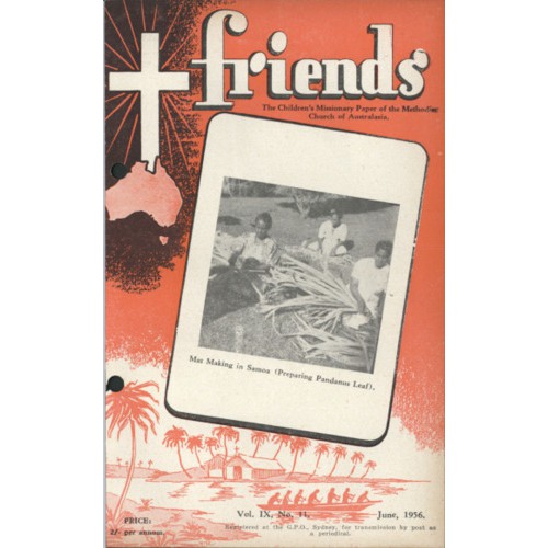 Friends the children's missionary paper of the Methodist Church of Australasia Vol. 9, No. 11