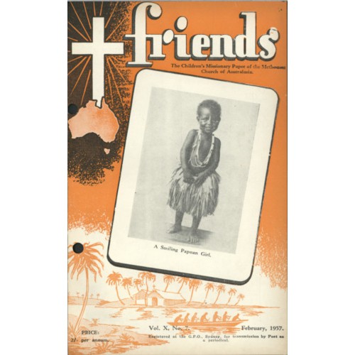 Friends the children's missionary paper of the Methodist Church of Australasia Vol. 10, No. 7