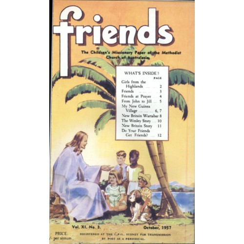 Friends the children's missionary paper of the Methodist Church of Australasia Vol. 11, No. 3