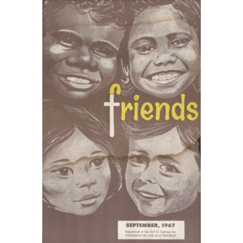 Friends the children's missionary paper of the Methodist Church of Australasia Vol. 21, No. 1