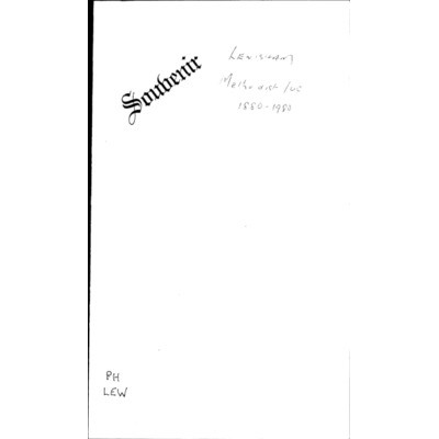 Lewisham Uniting Church (previously Lewisham Methodist Church) centenary services October 12, 1980: historical record 1880-1980.