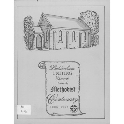 Luddenham Uniting Church, formerly Methodist, centenary 1886-1986.