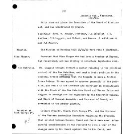 Board of Missions - Minutes