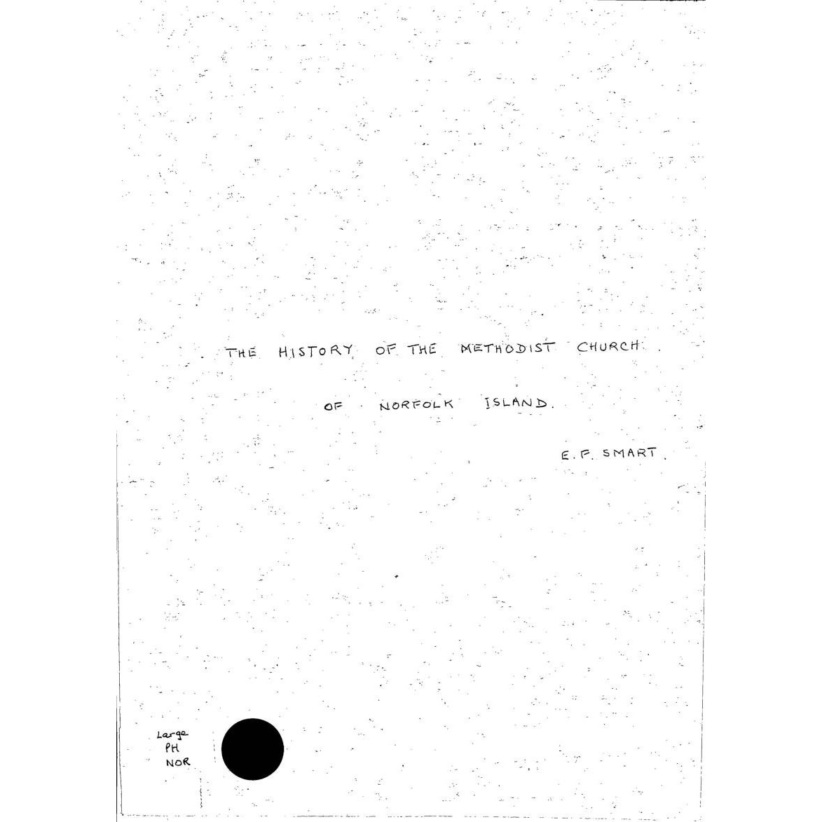 The history of the Methodist Church on Norfolk Island