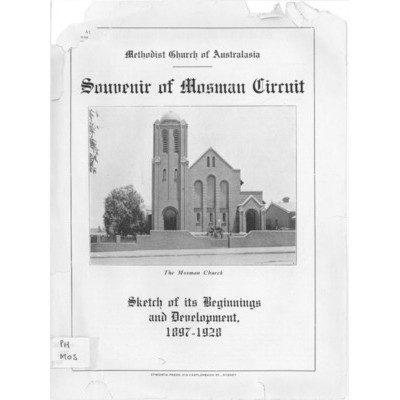 Souvenir of Mosman Circuit: sketch of its beginnings and development 1897-1928.