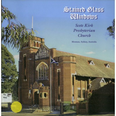 Stained glass windows, Scots Kirk Presbyterian Church, Mosman, Sydney, Australia.