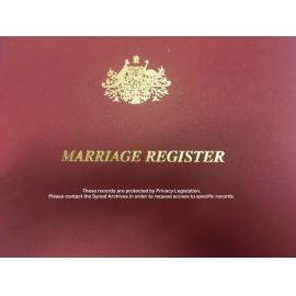 Marriage - Methodist - Chatswood - 1931 to 1963