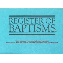 Baptism - Congregational - Rockdale - 1927 to 1971
