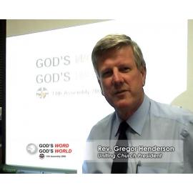 Rev. Gregor Henderson - Uniting Church President