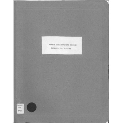 Snippets of history: Pymble Presbyterian Church seventy-fifth anniversary 1970.