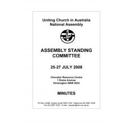 Assembly Standing Committee - Minutes - Jul 2008