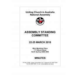 Assembly Standing Committee - Minutes - Mar 2018