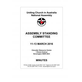 Assembly Standing Committee - Minutes - Mar 2016