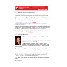 National Update. Dec 2012