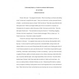 Celebrating doubt as a catalyst in authentic faith formation