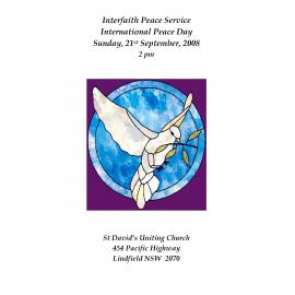International Day of Peace : interfaith prayer service