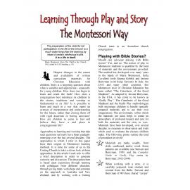 Learning through play and story the Montessori way