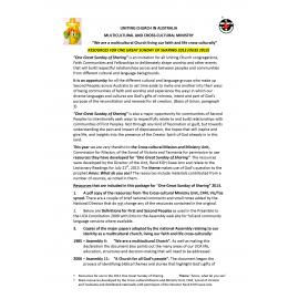 One great Sunday of sharing : resources. 2013