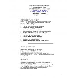 One great Sunday of sharing : worship resources - Worship. 2008