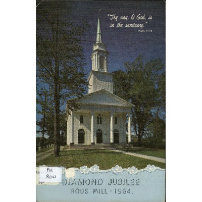 Diamond jubilee Rous Mill - 1964.