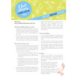 Hot Issues : Early childhood education and care