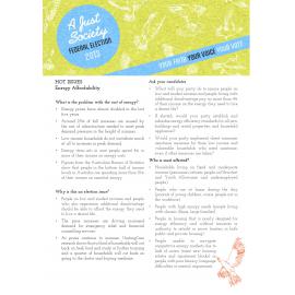 Hot Issues : Energy affordability