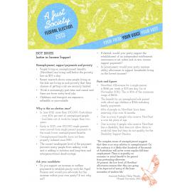 Hot Issues : Justice in income support