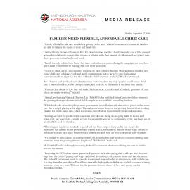 Families need flexible, affordable child care