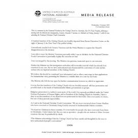 Forcible deportation of UCA member