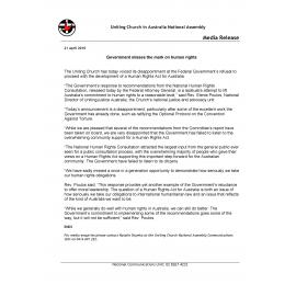 Government misses the mark on human rights