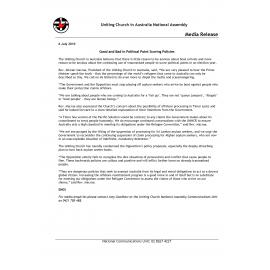 Good and bad in political point scoring policies