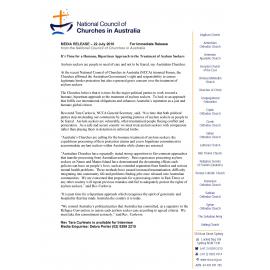 NCCA It's time for a humane, bipartisan approach to the treatment of asylum seekers