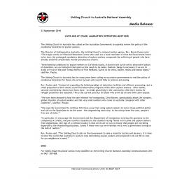 Lives are at stake : mandatory detention must end