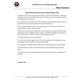 Labor should be ashamed of push to change migration zone