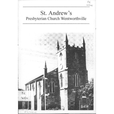 St. Andrew's Presbyterian Church, Wentworthville, N.S.W. 1928-1998; 70th anniversary booklet.