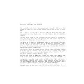 Historic trek to the outback