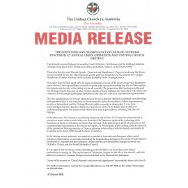 Greek Orthodox - Uniting Church (UCA) dialogue re Church councils