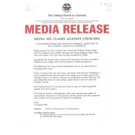 Media sex claims against churches