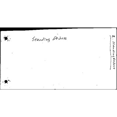 2. Standing Orders and Rules of Debate, July 1975-1976