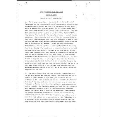 Drafts of Basis of Union