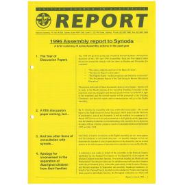 Assembly Report to 1995 Synod Meetings