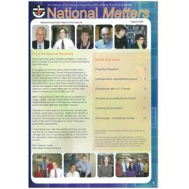 National Matters - Assembly Report to Synods - 2005