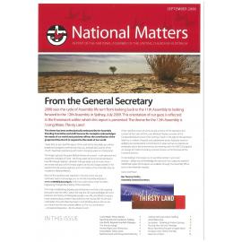 National Matters - Report of the National Assembly - 2008