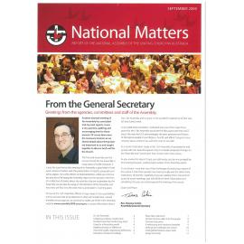 National Matters - Report of the National Assembly - 2009