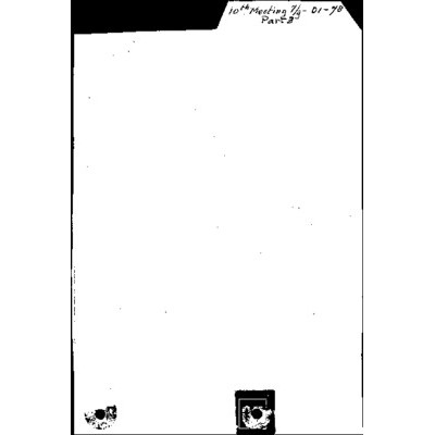 Meeting 10 [7-9 Jan. 1978] continued, including working papers